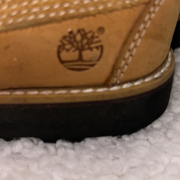 TIMBERLAND Tan LEATHER Lined BOOTS 39975M🥾Size 5.5 Men’s/38 Euro - Picture 7 of 13